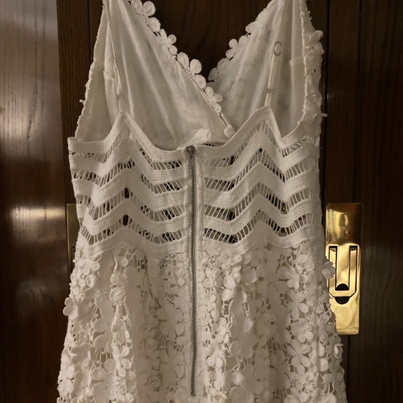 Sea New York White Eyelet Midi Dress - Picture 5 of 6